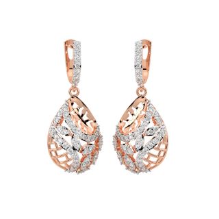 Aggie Round Diamond Earrings